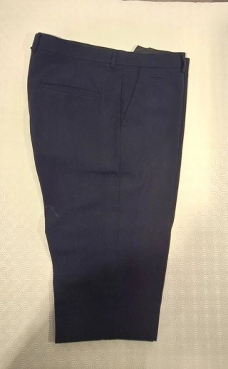 Pantaloni eleganti Zara Blu Taglia 44