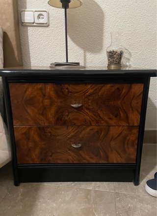 Armario Dormitorio Completo Madera y Espejo