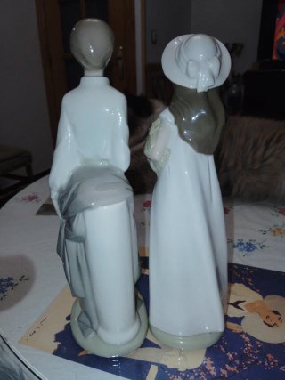 Figuras de porcelana pareja