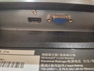 Monitor HP 27w - 27'' negro