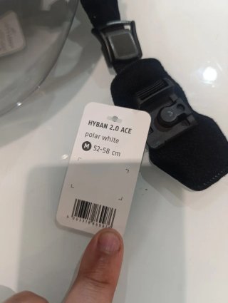 Casco bici Abus bianco con visiera