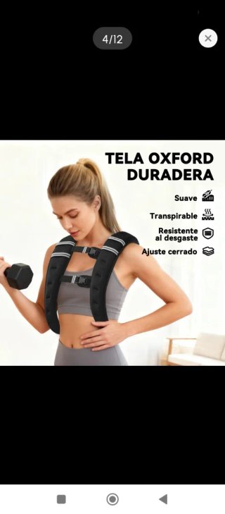 Chaleco de entrenamiento lastrado