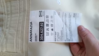 Cortinas IKEA Annakajsa Beige 145x300 (2 uds)