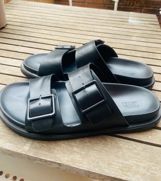 Sandalias Zara Doble Hebilla Talla 41