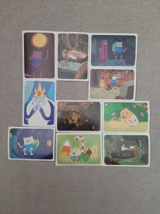 Hora de Aventuras Lote 31 Cromos Panini