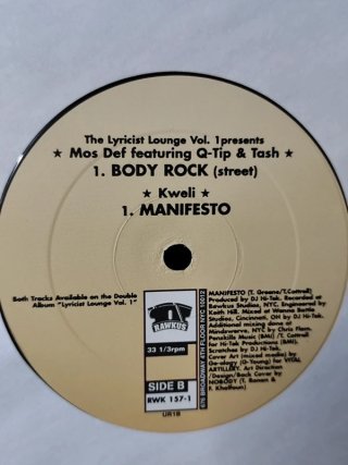 Vinilo Rap Mos Def - Body Rock 12" 1998
