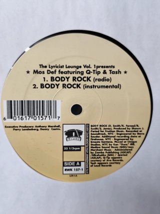 Vinilo Rap Mos Def - Body Rock 12" 1998