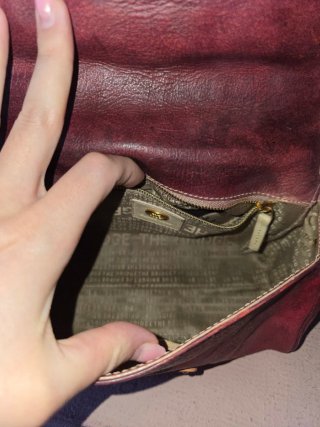 Bolso The Bridge Rojo Piel