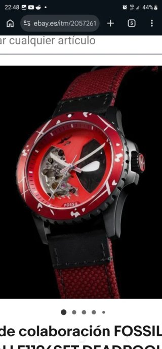 Reloj Fossil Marvel Edición Limitada Multicolor