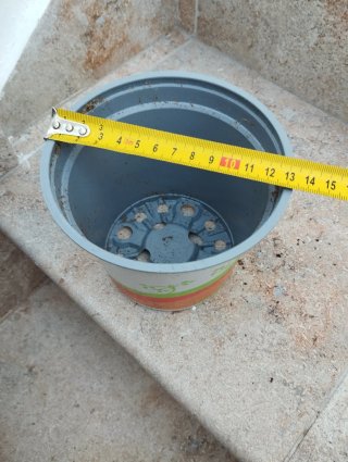 Confezione di vasi di plastica