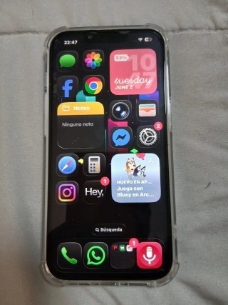 iPhone 13 Pro 128 GB Blu con scatola e custodia