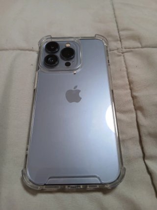 iPhone 13 Pro 128 GB Blu con scatola e custodia