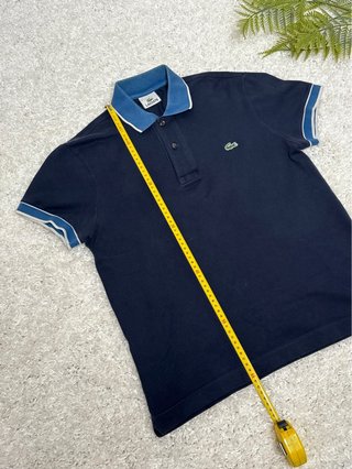 Polo Lacoste Uomo Blu Navy Vintage Taglia S