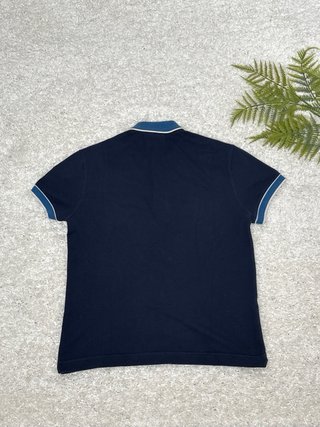 Polo Lacoste Uomo Blu Navy Vintage Taglia S