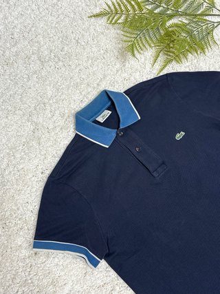 Polo Lacoste Uomo Blu Navy Vintage Taglia S