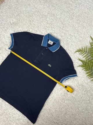 Polo Lacoste Uomo Blu Navy Vintage Taglia S