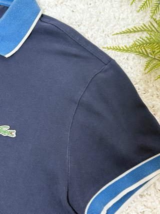 Polo Lacoste Uomo Blu Navy Vintage Taglia S