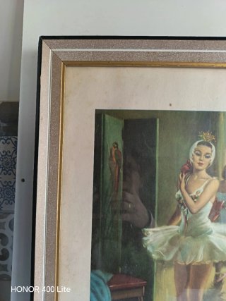 Lámina Bailarina Vicente G. Guarni Enmarcada