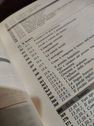 La lingua italiana