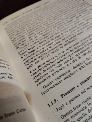 La lingua italiana