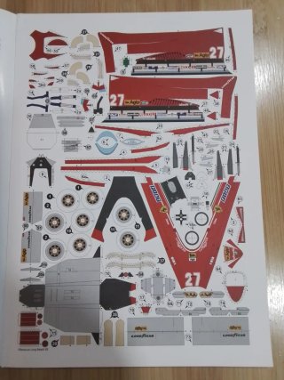 Modello Ferrari 126 C2 F1 1982 Modelik 1:25