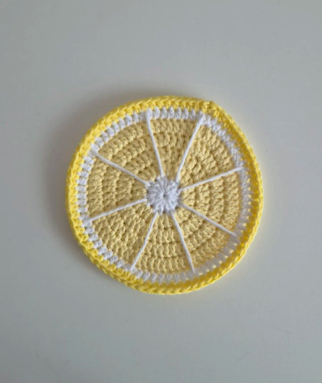 Posavasos Frutas Crochet