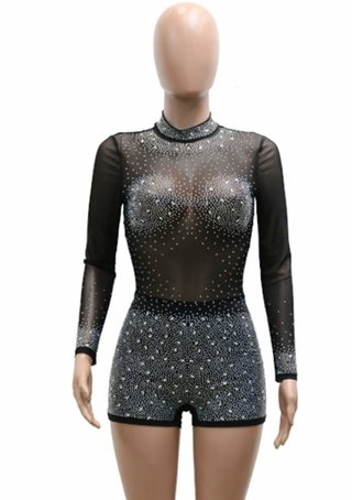 Mono Brillante Negro Transparencias