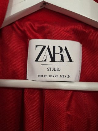 Abrigo lana Zara Studio XS