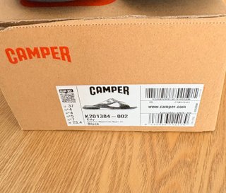 Sandalias Camper Negras Planas Mujer