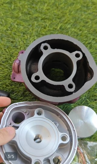 Cilindro 74cc AM6 y Carburador 21 PWK