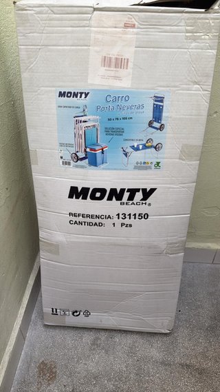 Carrello Monty Porta Frigo e Sedie da Spiaggia