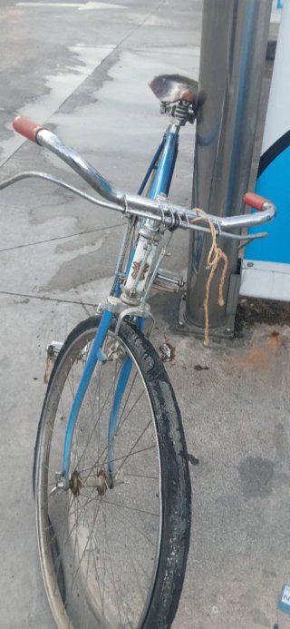 Bicicleta BH Clásica Azul. De ano 1950.