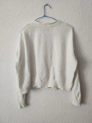 Cárdigan Stradivarius Blanco Talla XS