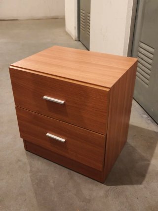 Mesitas de noche de madera (2 unidades)