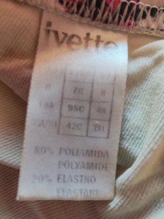 Bikini tiras detalle metalizado. Marca Ivette