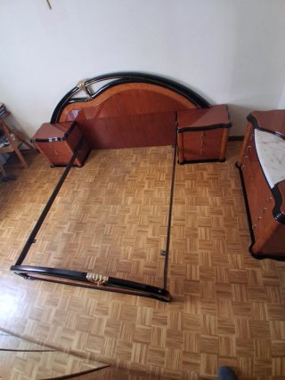 Conjunto Habitación: Armario,Cama, Cómoda,Mesillas