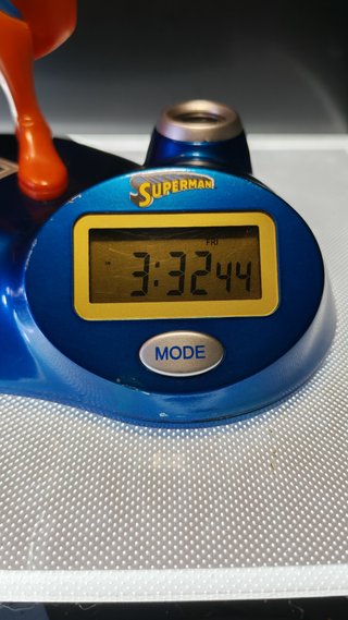 Reloj Despertador Proyector Superman Vintage