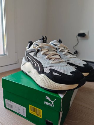 Zapatillas Puma RS-X Blancas y Negras