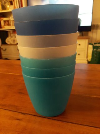 Set di 7 vasi in plastica Ikea