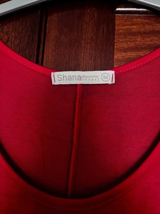 Vestido rojo vuelo talla M.