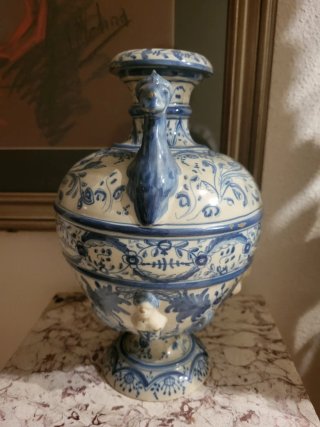 Jarra Ruiz de Luna Azul S. XIX