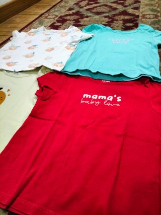 Lote 4 Camisetas Verano Niña 2 Años Kiabi 86cm