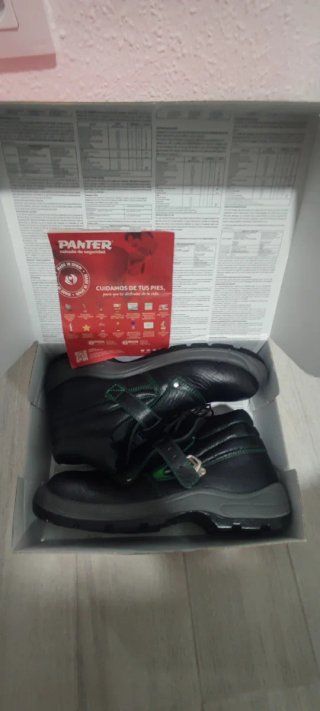 Bota Panter Silex Talla 46 Negra/Verde