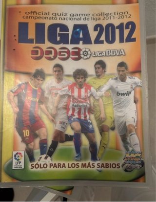 Álbum Liga 2012 Colección Quiz Oficial