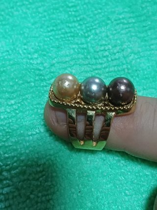 Collar, Pulsera, anillo y 6 Pares Pendientes