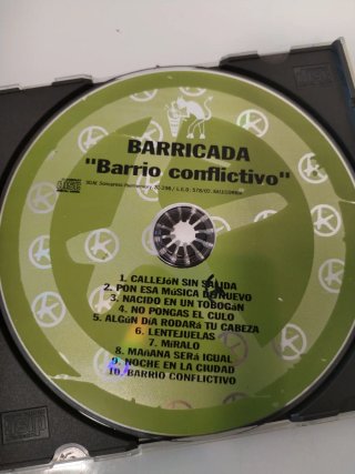 BARRICADA, Barrio Conflictivo, CD