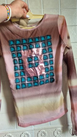 Top manica lunga fantasia