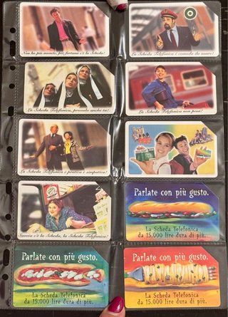 Collezione Schede Telefoniche anni '90 - 114 pz