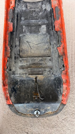 Asiento KTM LC4 Naranja/Negro
