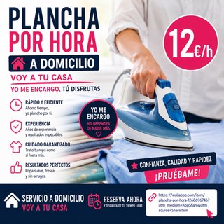 PLANCHA PROFESIONAL A DOMICILIO